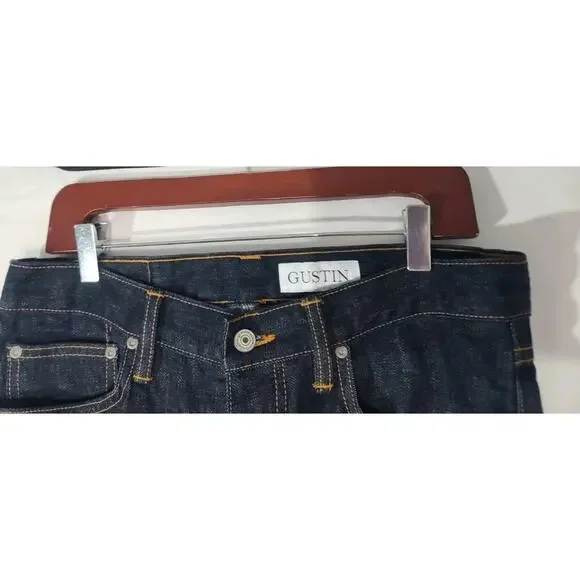 Gustin Dark Blue Straight Men Jeans - Picture 5 of 15